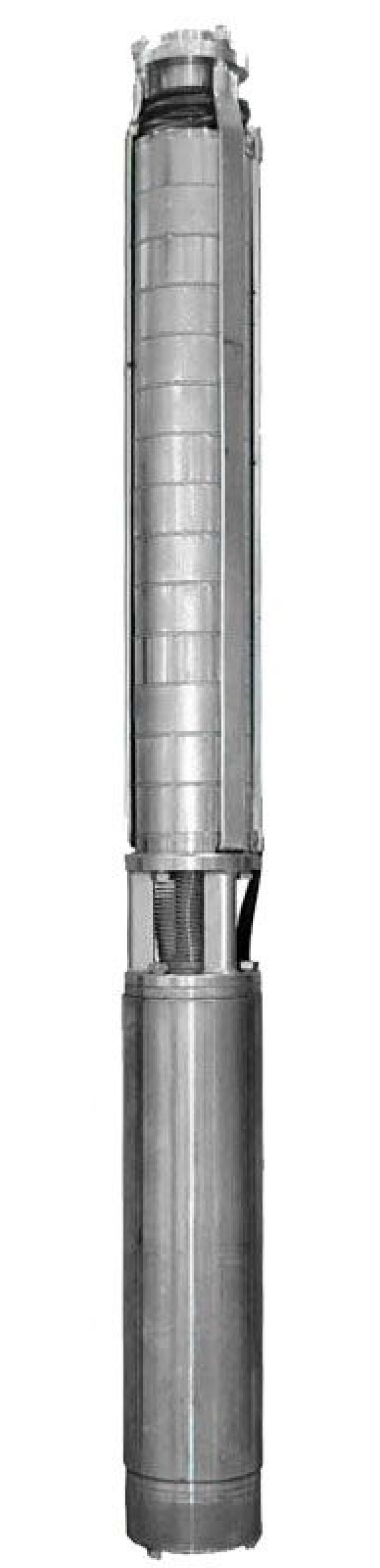 Насос скважинный Ливнынасос ЭЦВ 4-6.5-150 центробежный, производительность 6.5 м3/час, напор 150 м, мощность 5 кВт, напряжение трехфазной сети 380В